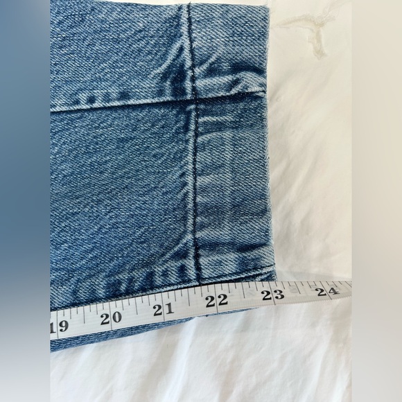 FRAME - Campus High Waisted Pleated Barrel Jeans Size 24 - Picture 11 of 12